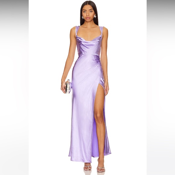 Runaway The Label x REVOLVE Havanna Gown Dress in Lilac - Picture 1 of 5